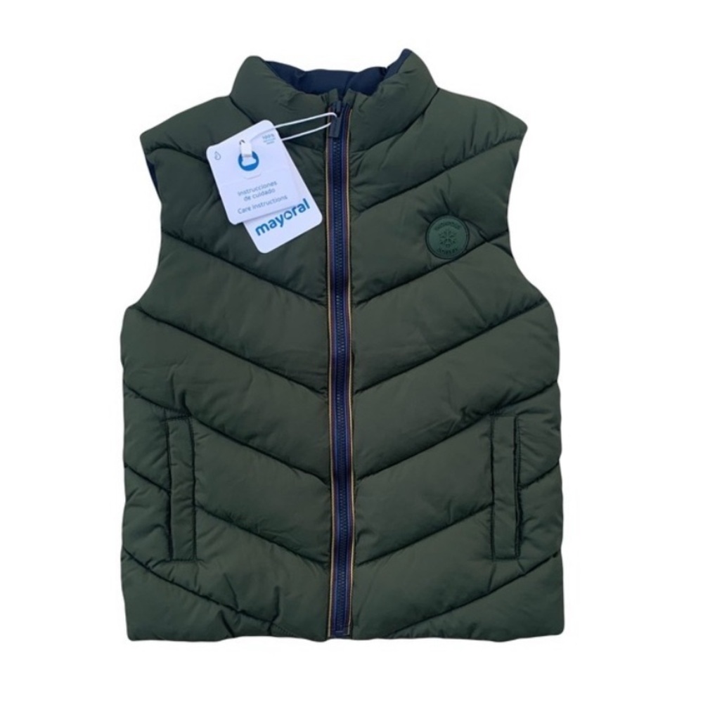 Mayoral Kids Olive Puffer Vest